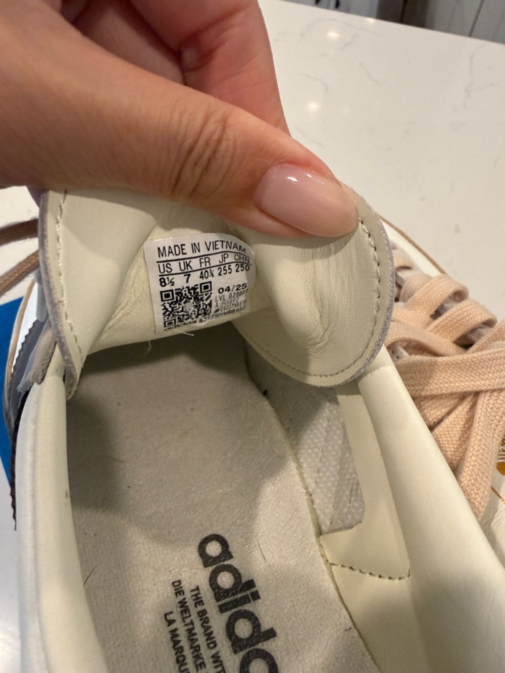 Adidas Samba OG Womens Shoes (Off White/Earth Strata/Gum) - 8.5 - Picture 4 of 10